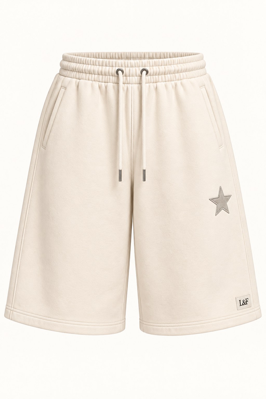 Become Sweat Short · Teen in Cream
