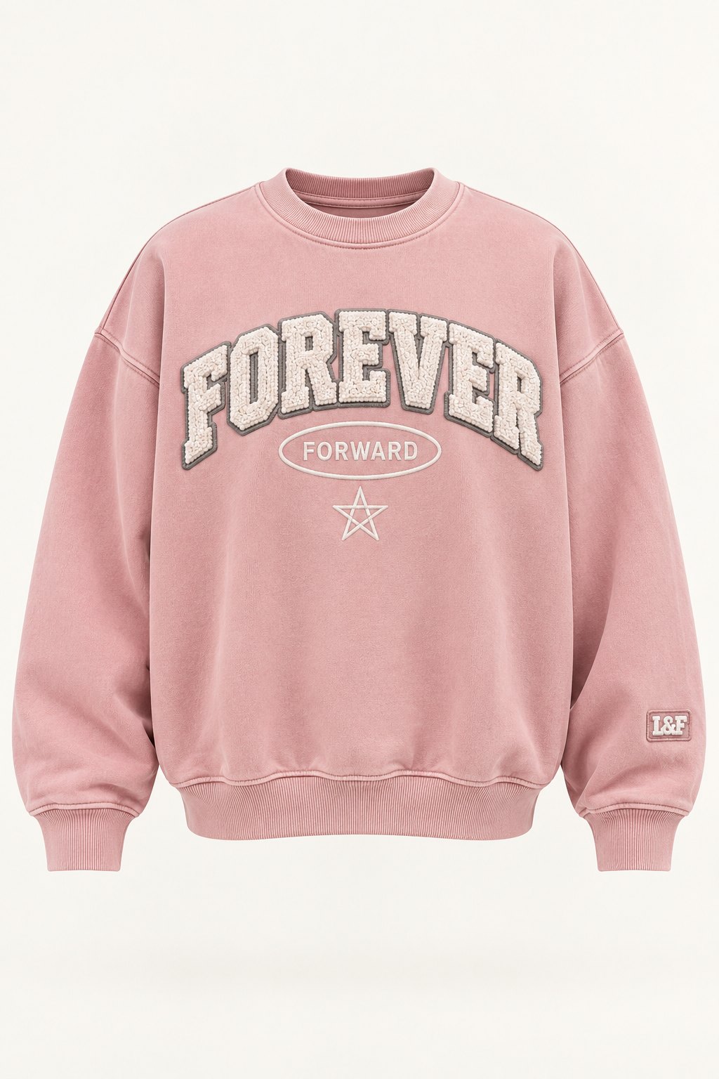 Forever Forward Crewneck in Blush